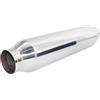 Simoni Racing ESR7 Marmitta Sportiva Universale, Uscita Rotonda Dritta, Marmitta Dritta per Auto in Inox, Lunghezza 425 mm
