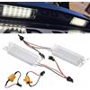 Car Passion Kit luci led targa compatibile con Jeep Renegade posteriori canbus NO ERRORE 18 SMD 6000K luce bianco ghiaccio placchetta lampada ricambio (Renegade)