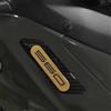 labelbike - Adesivi 3D Moto Tappi Specchietti Carene Protezione e Decorazione in Resina compatibile con YAMAHA Tmax 2022-2024 Colore Oro