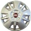 Rixto Kit di 4 copricerchi adattabili - per FIAT DUCATO modello 2014 - diametro 15 - non originali
