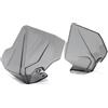 AIFOCER Deflettori parabrezza Adatto per BMW R1300GS ADV Parabrezza laterale Deflettore antivento R1300 per GS R 1300 Adventure 2024 2025(Smoke)
