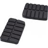 EIMMLSX Copri Pedali Auto Per Nissan Per Navara Tutti D21 D22 Serie 1986-2006 Accessori Auto 2 Pz 49751-NI110 Pedale Freno Frizione Pad Copertura In Gomma Set Copripedali