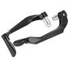 Kuuleyn Manopola per paramani per motociclette, 1 paio 22 mm (7/8 ) Leve della frizione per moto in fibra di carbonio Protezione per manubrio(nero)
