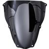 avdb-moto Cupolina/Parabrezza Compatibile con APRILIA RS 50 RS50 2006-2010, RS 125 2006-2010 in Policarbonato (Nero)