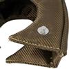Shophubio Turbo Blanket - Protezione termica per turbocompressore T3 T4, barriera termica in fibra di vetro, resistenza al calore 1000 °C, con ganci in acciaio inox, 7,48 x 3,39 x