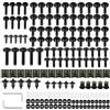 TXDBD Kit Bulloni E Viti Per Carenatura Per Aprilia SRV 850, SRV850 Sportcity 50/125/250/300 SR Bulloni Kit Carrozzeria Viti(NERO)