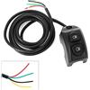 AAPIE R1200GS R1250GS Pulsante di controllo interruttore fendinebbia maniglia moto compatibile con BMW R1200 GS R1250 GS ADV LC F850GS F750GS R 1200 GS (Color : Black type)