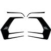DAZZLEEX Spoiler per paraurti posteriore per Golf 7 5 MK7 5, modelli dal 2016 al 2019, copertura per fanale posteriore
