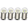 Ruiandsion 1156 P21W BA15S LED lampadine bianche 6V-30V 12V 24V per le luci posteriori della nebbia di riserva dell'automobile LED, luci di marcia diurne DRL RV luci interne (4PCS)