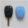 PINGFEN Auto Accessori Per Smart 453 Fortwo Forfour 2015-2019 Telecomando Per Auto Portachiavi Allarme Chiave Dritta Logo Cover Custodia Portachiavi In Silicone Di Colore (Color : Blau)