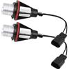 DOBRVVGT Angel Eyes, Fari Angel Eyes 8000K Amber Angel Eye Marker Halo Light Bulbs Lampade Uso Adatto Per BMW E39 E53 E60 E60 E63 E64 E66 E87 5 6 7 X3 X5 [ Confezione Da 2 PC]