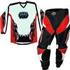 WinNet Tuta Completo da Moto Cross Enduro Quad per Adulto Maglia + Pantalone