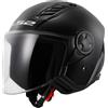 LS2, Casco Moto Jet AIRFLOW II gloss black, L