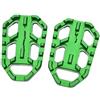 XuYingBhd Moto Poggiapiedi per Kawasaki per VERSYS 1000 650 per X300 per Versys-x300 650 1000 Accessori per Moto E Ciclo Poggiapiedi Billet Pedali Larghi Poggiapiedi Moto Pedale(Green)