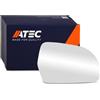 ATEC Germany 1x vetro specchio destro riscaldato specchio esterno vetro convesso Compatibile con AUDI A3, A4 B8, A5, A6 C6, A8 D3 (4E2, 4E8), Q3 (8UB, 8UG)