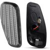 Generic Luce di posizione sequenziale indicatore di direzione lampeggiante ambra LED luce ripetitrice sostitutiva per Jeep Renegade 2015-2024 (cristallo)