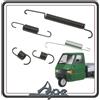 Piaggio KIT 5 MOLLA MOLLE GANASCE CEPPI FRENO ANTERIORE O POSTERIORE PER PIAGGIO APE TM 703 - APE 602 BENZINA O DIESEL - APE POKER BENZINA O DIESEL - PIAGGIO QUARGO ORIGINALE PIAGGIO.