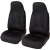 Auto Accessori Lupex Coprisedile Anteriore Universale Auto e Furgone, colore nero, Antiscivolo, Guidatore e Passeggero, Protezione e copertura Sedile da sudore Fitness, Sporco o peli Cane (x2)