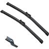 Autopixl Set compatibile con VW Golf 6 Golf6 MK6 VI 2009-2012 5K tergicristallo anteriore posteriore Wagon GTI R GTD parabrezza parabrezza finestra 24+19+11 (Color : Front, Size : LHD)