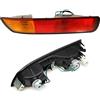 EASYSHOP24H Faro Fanale Fanalino Retronebbia Posteriore SX Per Pajero Did da 2001 a 2002 Catarifrangente Luce Sinistro su Paraurti con Portalampade e Lampadine
