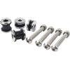 YFQAZXSW Kit di fissaggio for Sissy Bar staccabile for moto, viti e bulloni for schienale, for Harley, for Davidson, for Sportster, for XL 883, for XL 1200, 2004-2017