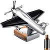 HADAVAKA Aromaterapia Solare Per Aerei, Diffusore Di Aromi Per Elicotteri Rotanti, Decorazione A Forma Di Aeromobile, Decorazione Interna Con Profumo Di Fragranza A Lunga Durata, Per Auto Casa (Silver A)