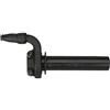 MES Domino comando gas off road crossenduro Mod. KRE - Desmodromico - Senza corigas e manopolaMateriale: Alluminio Nero. 2 cavi pushpull Rapidità: 3,1 °mm Corsa Max: 63 mm