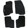 Lupex Shop TPMIS4FIX_Punto.Evo Tappetini auto in moquette con logo per Punto Evo con 4 clip