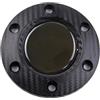 GHAEKEBC Volante dell'auto Pulsante Clacson Volante Sportivo Corsa Universale Copertura Controllo Dell'altoparlante Anello Ritegno Stile Auto(ABS nero)