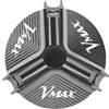 JSTVCUI Scarico Dell'olio Coperchio Tappo Motore Tappo Di Copertura Del Serbatoio Dell'olio Del Motore Della Motocicletta Vite Per Ya&maha VMAX 1200 V-MAX1200 V MAX 1200 1990 2018