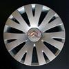 AREARICAMBI COPPE RUOTA 4 PEZZI CITROEN C4 PICASSO BERLINGO DIAM 15 LOG CROMATO COPRICERCHIO
