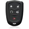 Monocitic - Cover per Chiave Auto in Silicone Cover per Telecomando - Adatto per Cadillac SRX SLS CTS XT5 XT6 ATS-L CT6 XTS XT4 Escalade Corvette C7 SRX GMT900 ATS