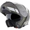 Bogotto FF403 Murata casco apribile, nero/verde/bianco, M (57/58)