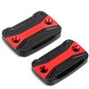 HHTFAO Adatto for Ducati Monster 821 796 795 696 695 Accessori for motociclette Frizione anteriore Freno Serbatoio fluido Tappo di riempimento olio MONSTER(2 pieces-Red)