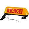 Generico Insegne Taxi per Auto - Luce LED 12V Tetto | Materiale ABS con Base Magnetica, Display Luminoso, Installazione Facile, Ideale per Servizi di Ride Sharing, Taxi, Identificazione Veicolo