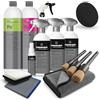 wortek Koch Chemie - Set di accessori per interni dell'auto, per riparare la cura dell'abitacolo, fresh up, Speed Glass Cleaner, spazzola per interni, panno asciutto