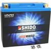 SHIDO LT12B-BS LION -S Batteria Agli Ioni di Litio Ricaricabile, Blu