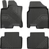 MOTOS Tappetini in gomma per auto adatto per Nissan Qashqai I 2006-2013 Migliorate il vostro comfort di viaggio con il tappetino antiscivolo per auto No.77