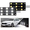 NSLUMO LED luce di bagagliaio per S/koda Octavia Rapid Karoq Kodiaq Superb | luce bagagliaio carico Area luce interno cortesia luce posteriore bagagliaio bagagliaio luce ricambio 2Pcs bianco xenon