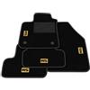Somer Car Kit Tappetini Auto compatibili con Renault Megane 4 2016-2025 | Set Tappeti in Moquette, ricamo RS, Tappeto auto su misura