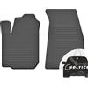 moto-MOLTICO Anteriori Tappetini Auto in Gomma con un Bordo - Set 2 Pezzi - Tappetini per Auto Impermeabile - Set di Tappeti Adatti per Citroen C3 II 2009-2015