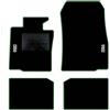 QUEMAR Tappetini Auto per MINI Countryman R60, Bordo Verde, 2 Ricami | anche Paceman R61 / 2010-2016 / Kit Tappeti Moquette e Gomma su Misura / Set 2 Ant. + 2 Post./ Ricami e Colori Personalizzati