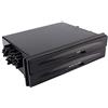 Akozon Custodia universale per auto, doppio DIN radio Pocket Cd Radio Tasca porta bevande