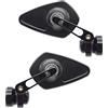 TIANXUANBAIHUO Specchietti Moto Per DUCATI Per Streetfighter V4 848 Per MONSTER 821 1200 Per Scrambler 400 800 Moto Nero CNC Manubrio In Alluminio Bar End Specchio Moto Specchietto Retrovisore