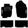 QUEMAR Tappetini Auto compatibili con Rav4 IV XA40 2013-2018 anche Hybrid/Kit Tappeti Moquette e Gomma su Misura (Set 2 Anter. + 2 Post.) / Ricami e Colori Personalizzati (Bordo Perla, 2 Ricami)