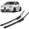 DISCORAMA KIT 2 SPAZZOLE TERGICRISTALLO ANT PER ALFA ROMEO MITO DAL 2008+ 380MM+650MM