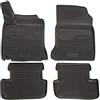 J&J AUTOMOTIVE Norm Liners Tappetini Auto su Misura per Mercedes GLA X156 2013-2019, Set da 4 Pezzi, 3D in Gomma TPE, Antiscivolo, Inodore, Colore Nero