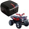 BDXZJ Bauletto Universale per Moto, Bauletti Posteriore per Motocicle, Top Case per Ciclomotori, ABS Hard Tour Tail Box, con Catadiottri E Piastra di Montaggio per 2 Caschi B