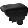 YJYWZH Bracciolo per Suzuki Swift 2005-2026 con 5 USB | 2 USB anteriori e 3 USB posteriori, Doppio vano portaoggetti, Bracciolo centrale, Pelle PU, Base specifica per veicolo