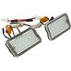 CARALL Kit Luci Targa Led Bianco Canbus No Errore 12V Resistenza Inclusa Compatibile con Fiat nuova 500 e 500C